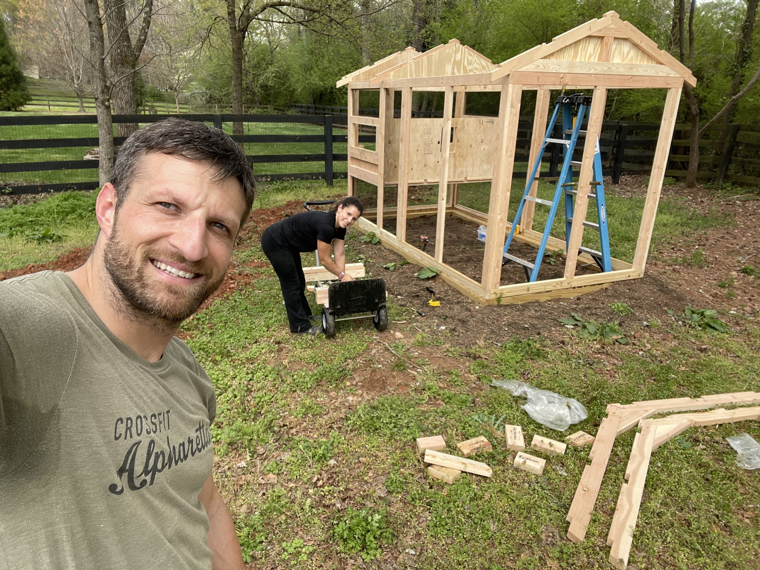 Building a coop can take longer than expected.